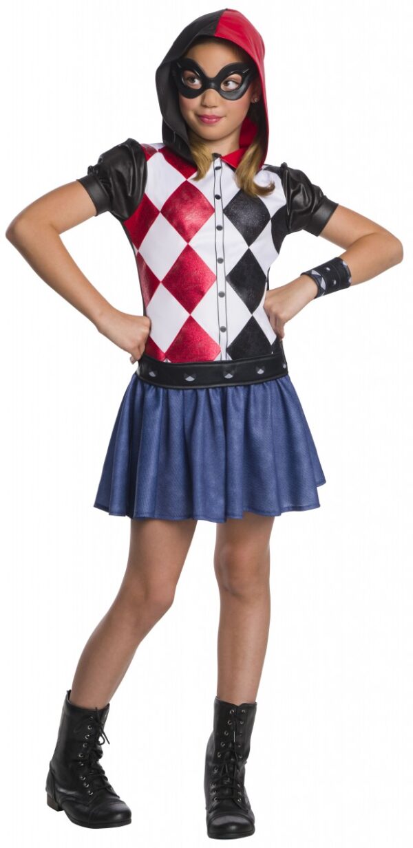 Harley Quinn Kids Hoodie Dress