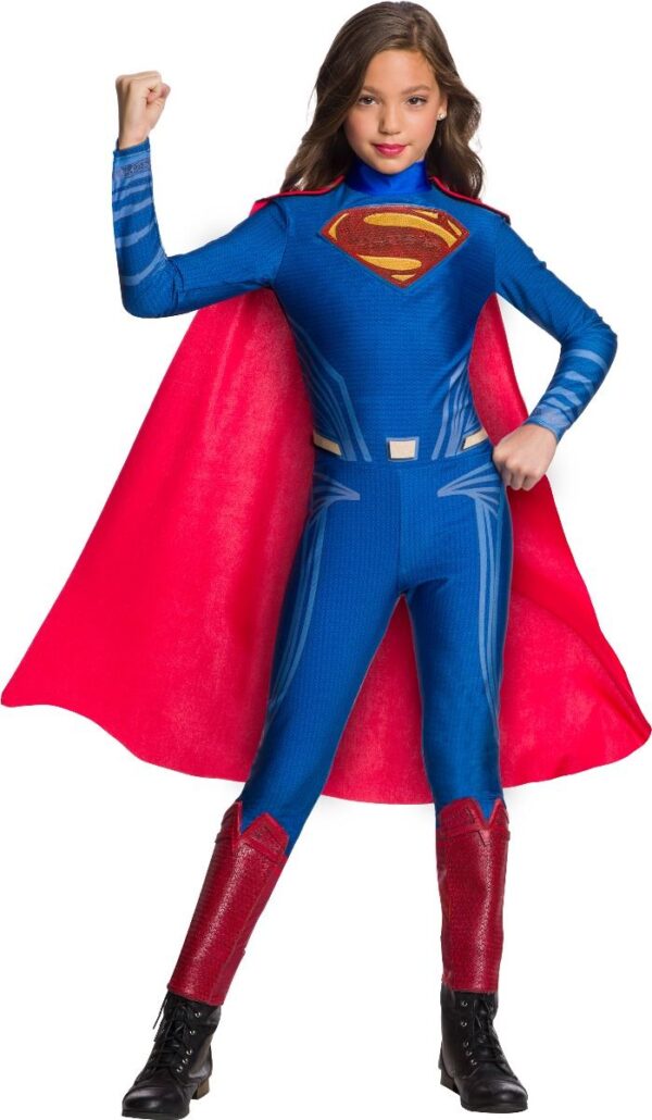 Girls Justice League Superman Costume