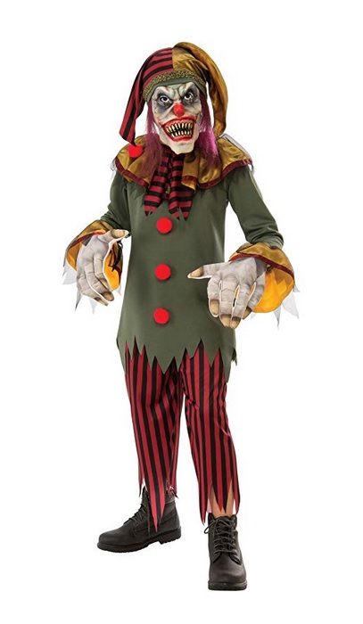 Crazy Clown Kids Evil Clown Costume - Screamers Costumes