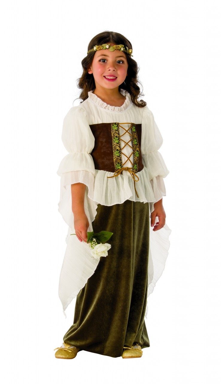 Woodland Girl Kids Renaissance Costume