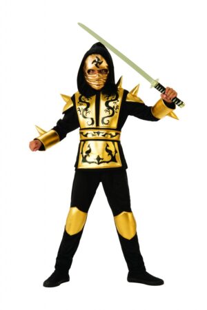 Gold Ninja Kids Costume