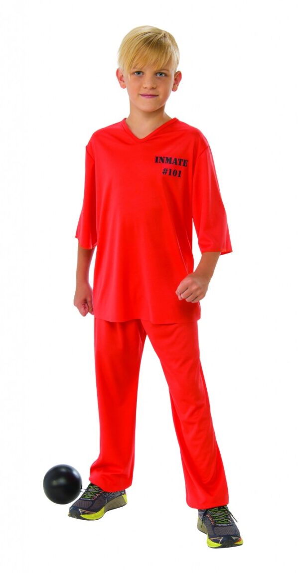 Inmate 101 Kids Prisoner Costume
