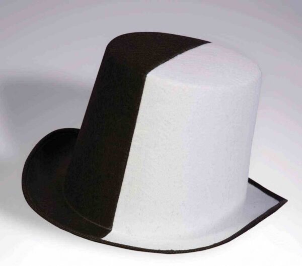 Black and White Top Hat