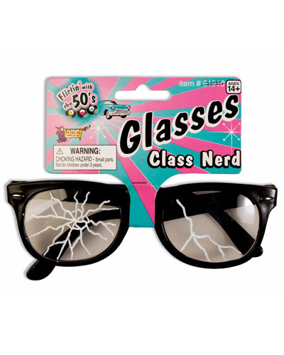 Cracked Nerd Glasses
