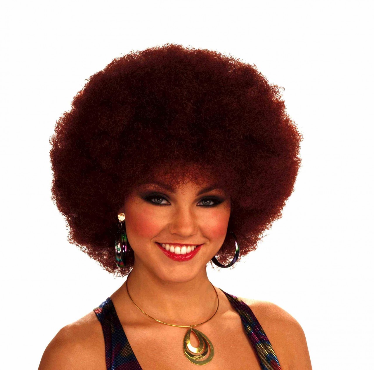 Disco Doll Afro Wig - Red
