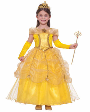 Golden Princess Belle Child Costume