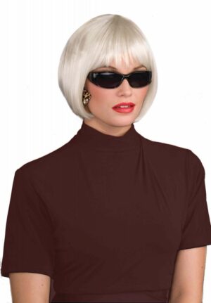 Chic Platinum Blonde Bob Wig