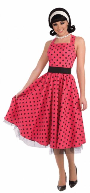 Pretty in Polkadots Adult 50's Dress