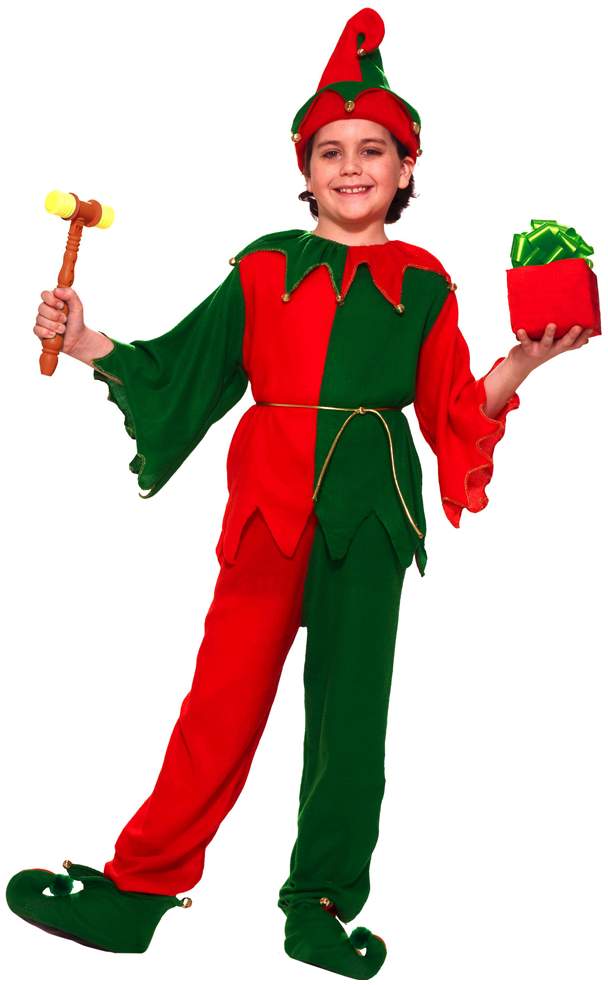 Santa's Elf Kids Costume