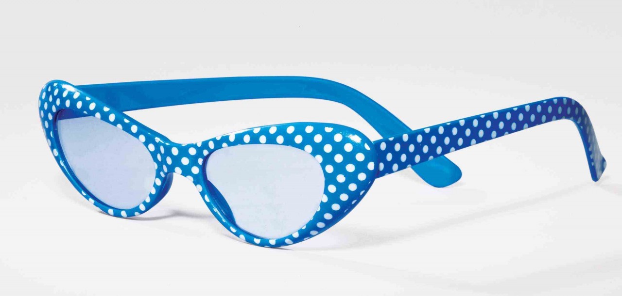Summer Daze 50's Blue Glasses