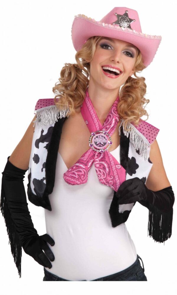 Sexy Pink Cowgirl Neckerchief