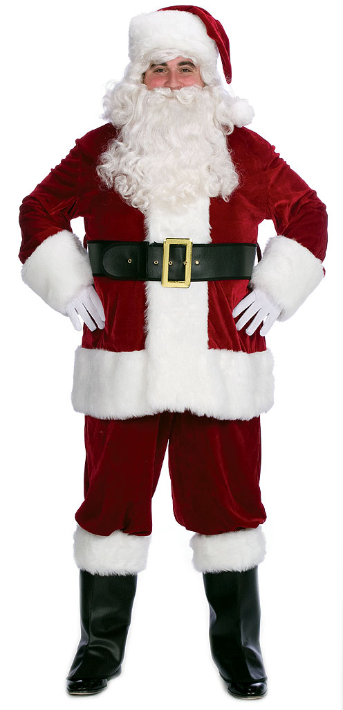 Velveteen Santa Claus Suit