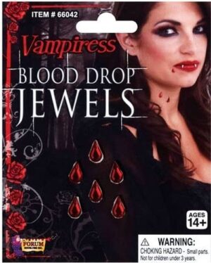 Vampiress Blood Drop Jewels
