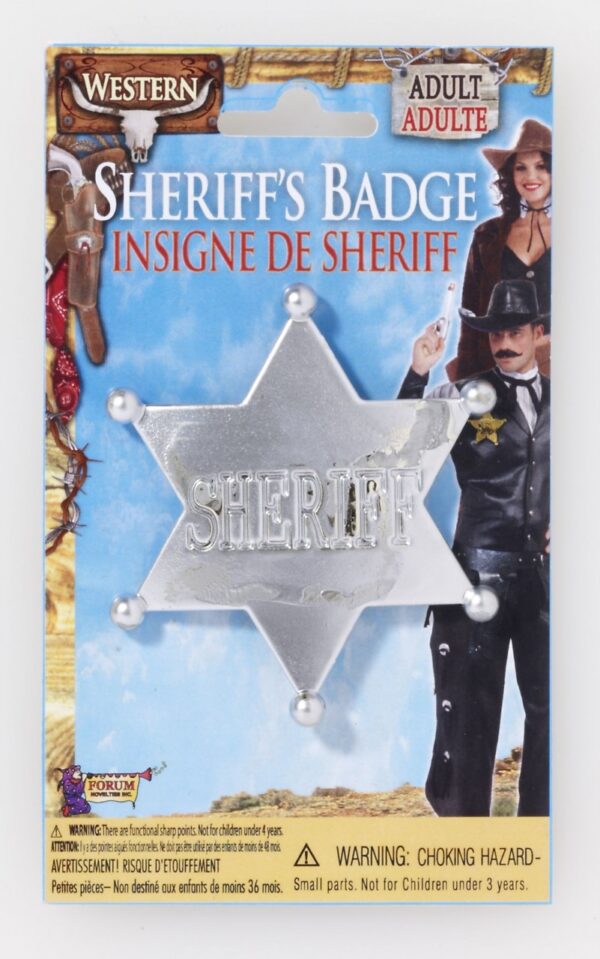 Sheriff Badge - Silver