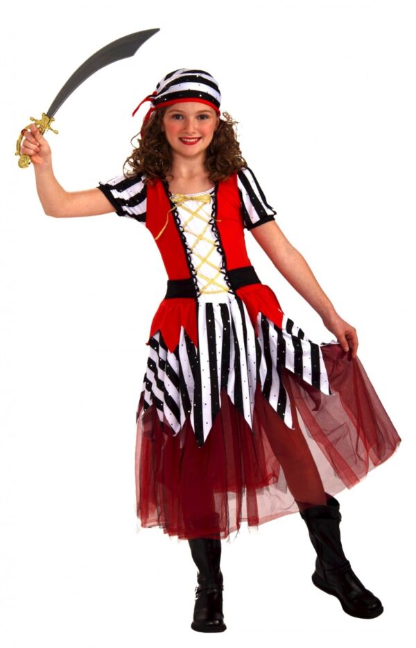 High Seas Sweetheart Girls Pirate Costume
