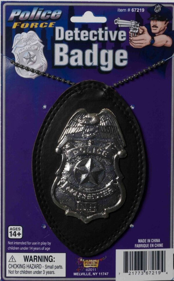 Police Force Detective Badge On Chain