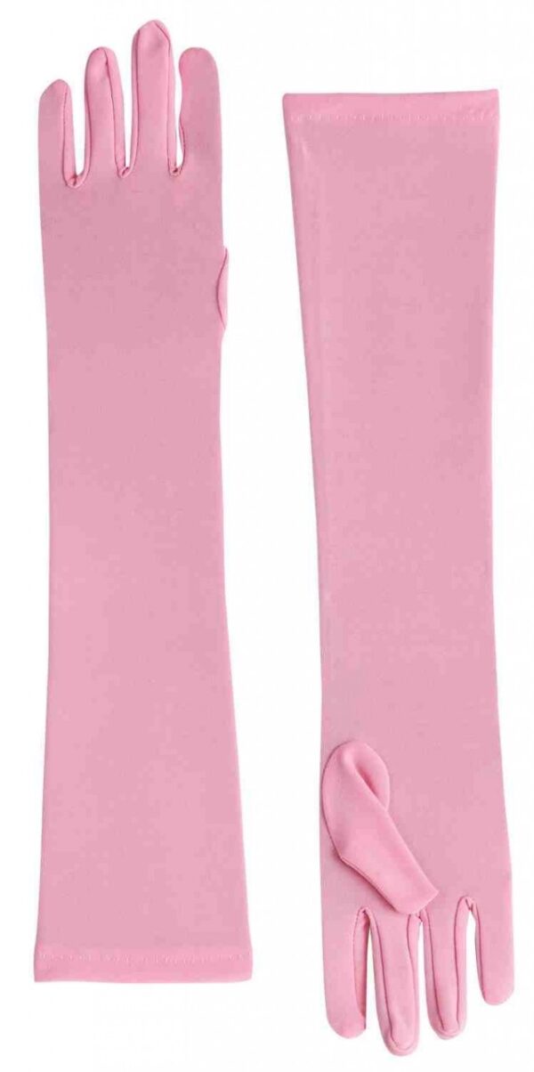 Pink Opera Length Adult Gloves