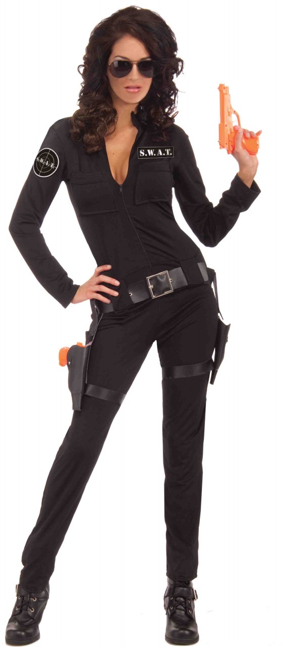 SWAT Woman Adult Costume