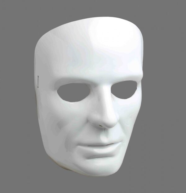 White Male Blank Mask