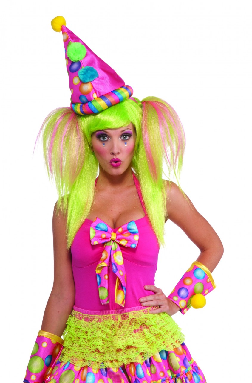 Circus Sweetie Clown Cone Hat