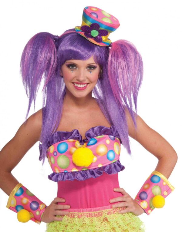 Circus Sweetie Mini Clown Top Hat