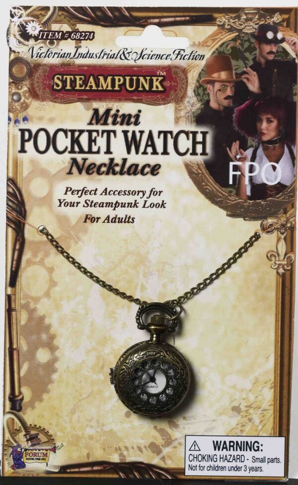 Steampunk Pocket Watch Necklace