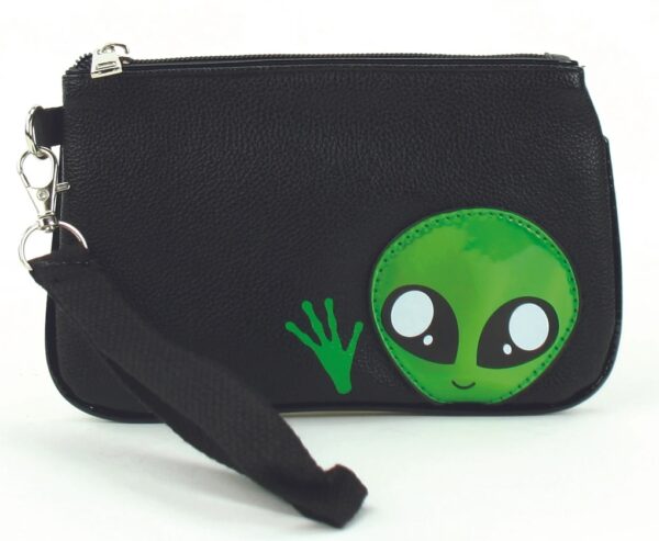 Friendly Alien Wristlet