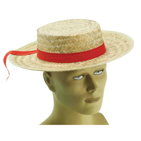 Straw Gondolier Hat