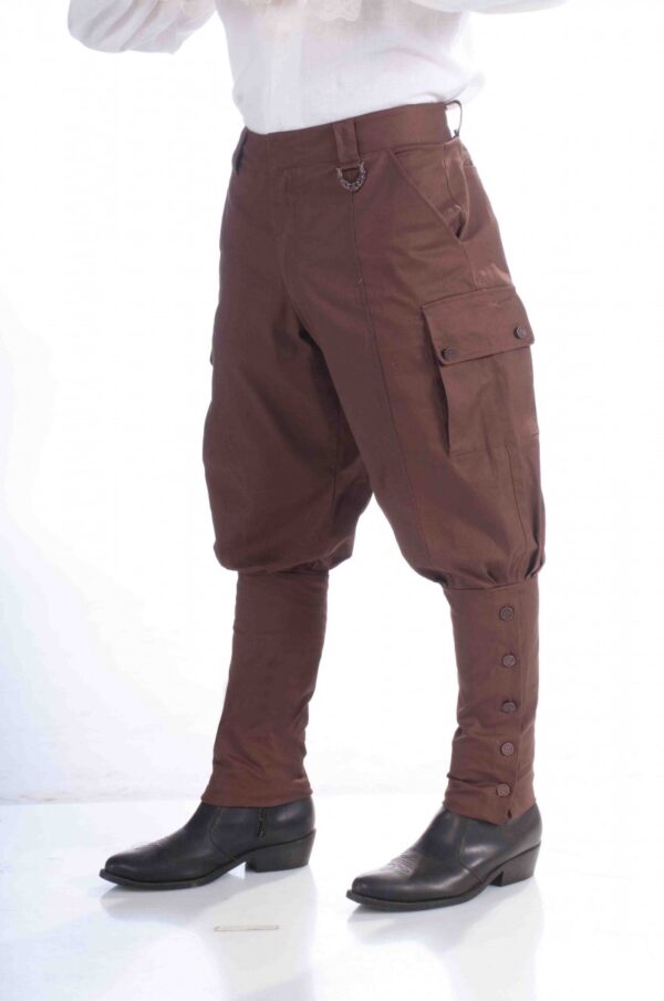 Steampunk Men's Brown Pants