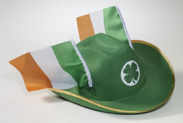 Irish Flag Cowboy Hat