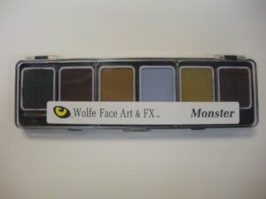 6 Color Monster Palette Wolfe Face Art & FX