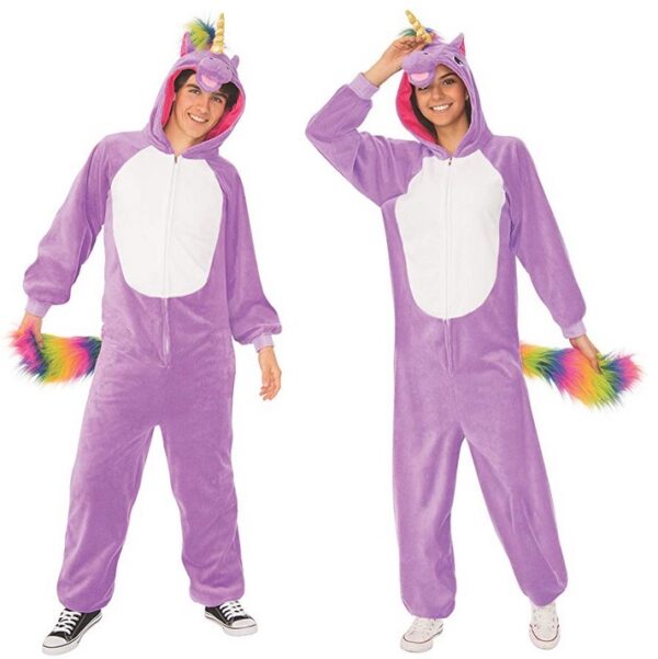 Purple Unicorn Comy Wear Adult Unisex Costume