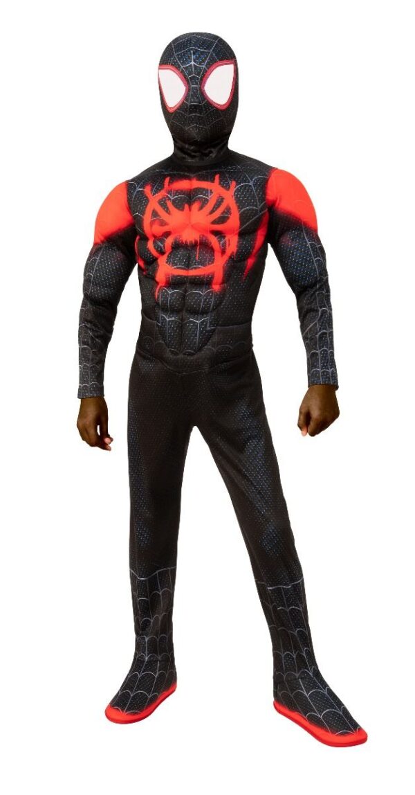 Spider-Man: Into the Spider-Verse Deluxe Miles Morales Kids Spider-Man Costume