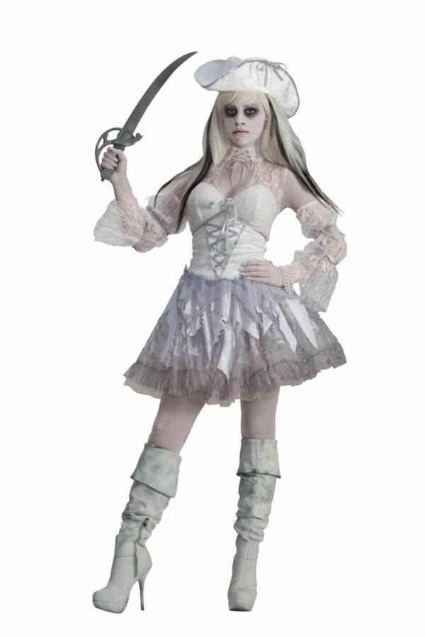 Spirirt of the Seas Womens Ghost Pirate Costume