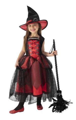 Ruby Witch Kids Costume