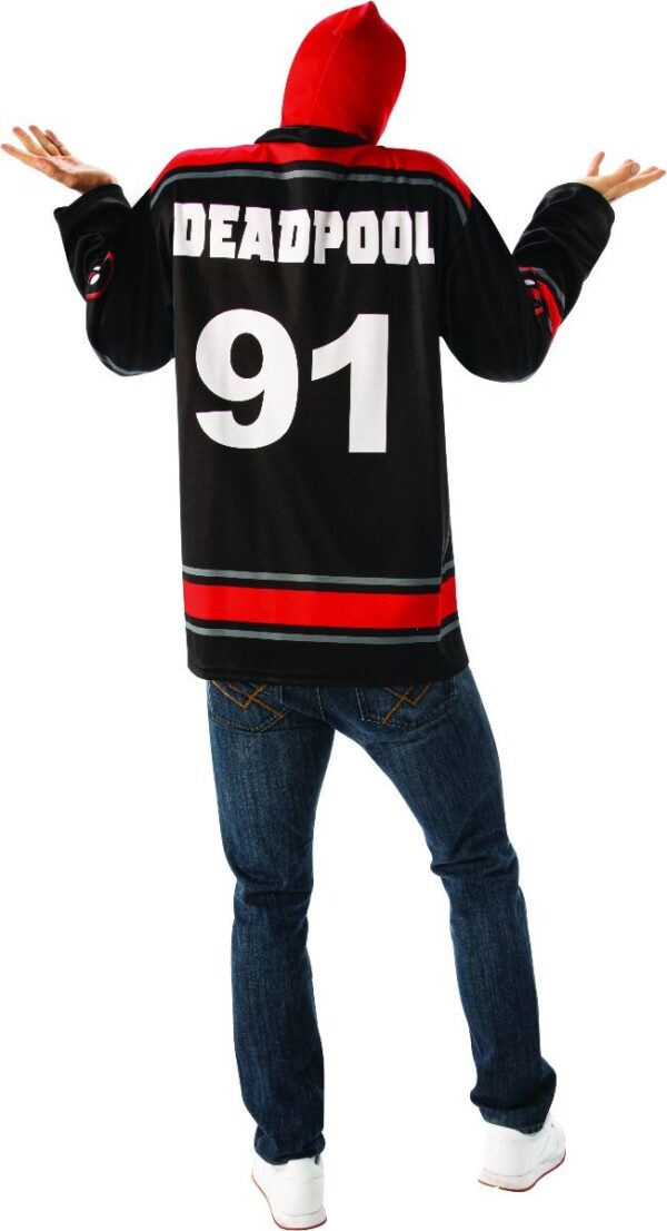 Marvel Universe Deadpool Hockey Jersey Men's Costume