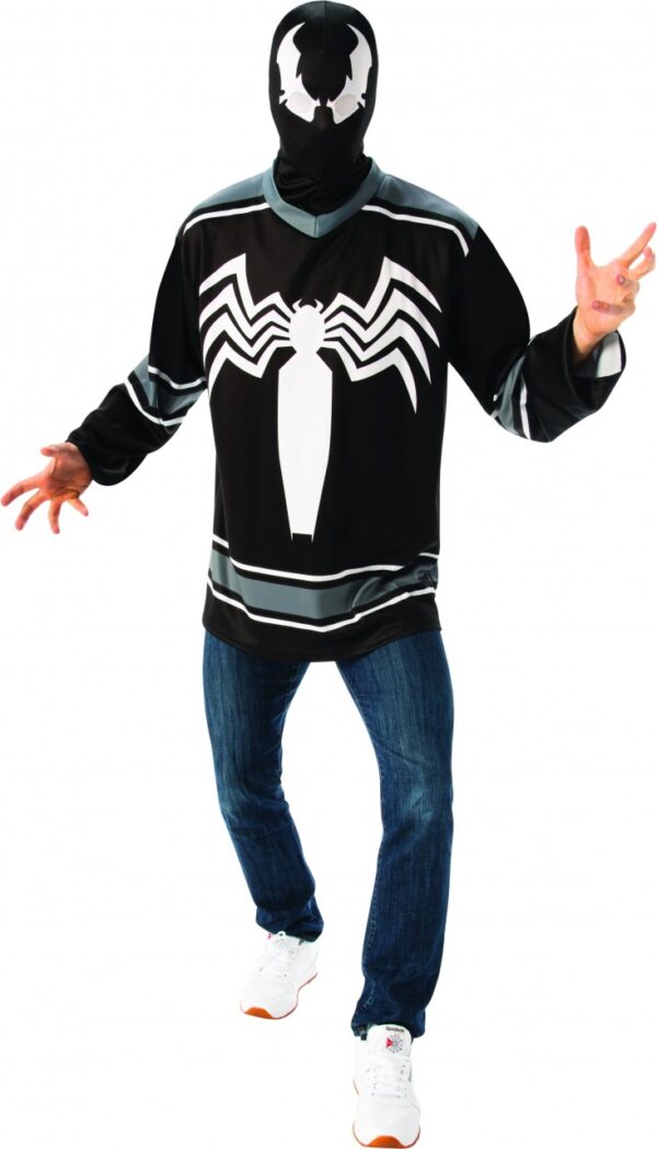 Marvel Universe Venom Hockey Jersey Men's Costume