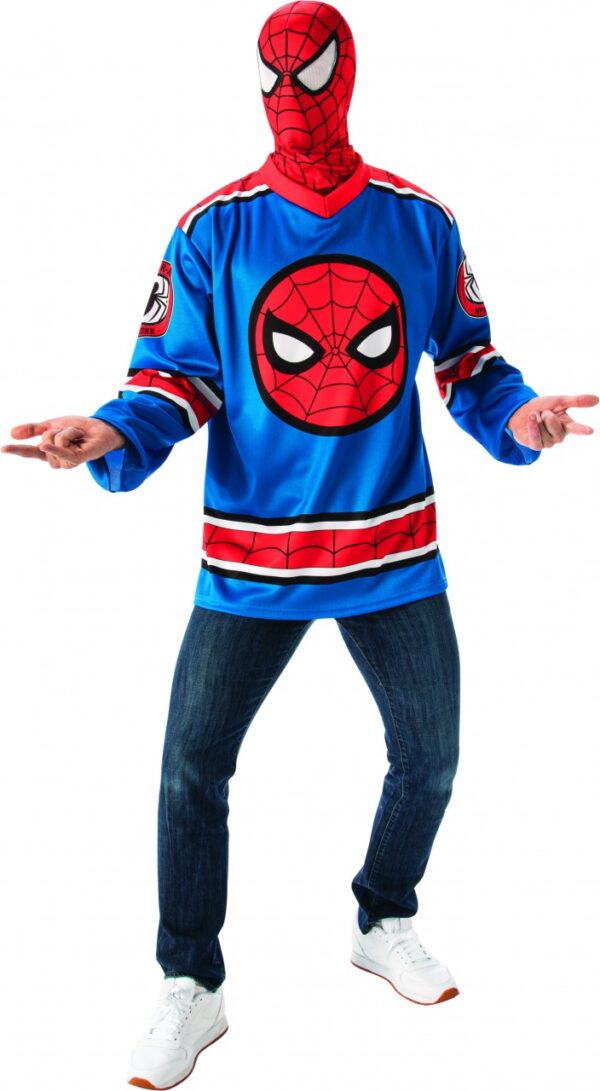 Marvel Universe Spider-Man Hockey Jersey Men's Costume
