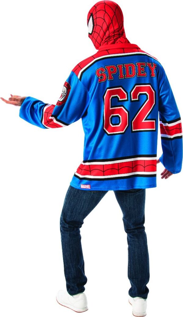 Marvel Universe Spider-Man Hockey Jersey Men's Costume