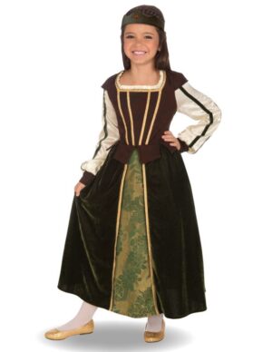 Maid Marion Girls Renaissance Costume