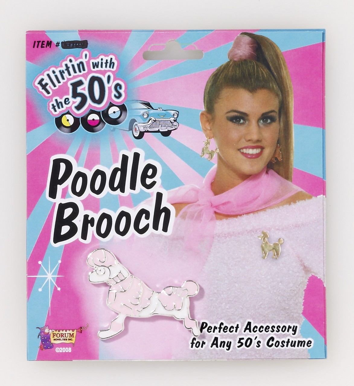 50's Poodle Pin