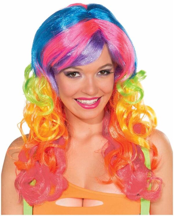 Candi Swirl Rainbow Wig