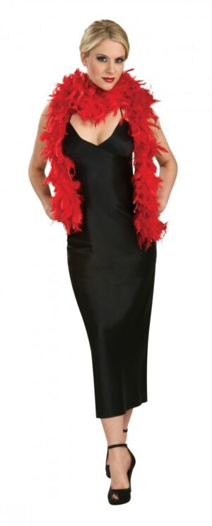 Red Feather Boa