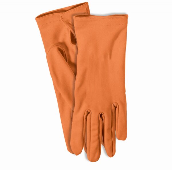 Short Orange Gloves