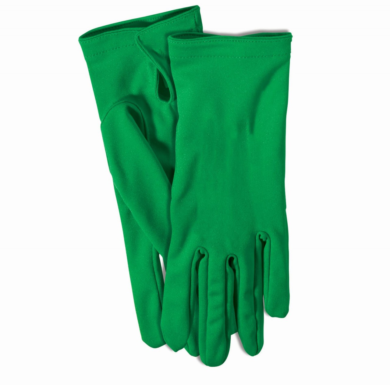 Short Green Gloves