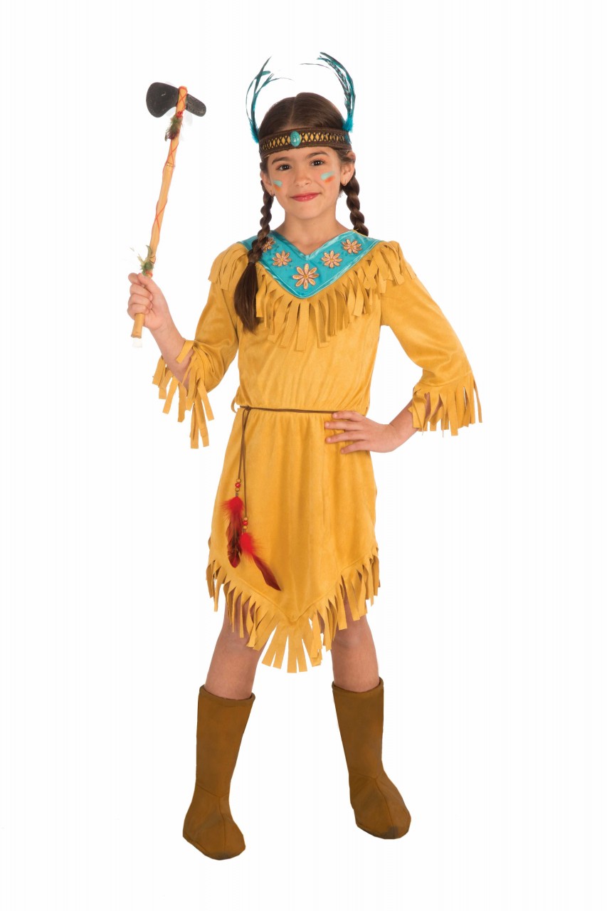 Little Flower Girls Native American Costume