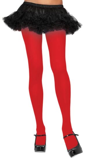 Nylon Red Tights