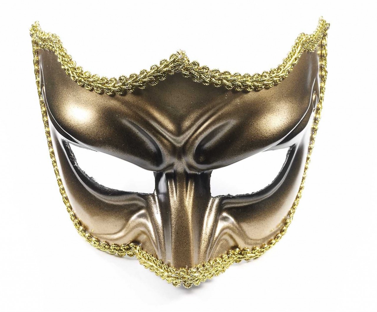 Gold and Black Men's Masquerade Mask