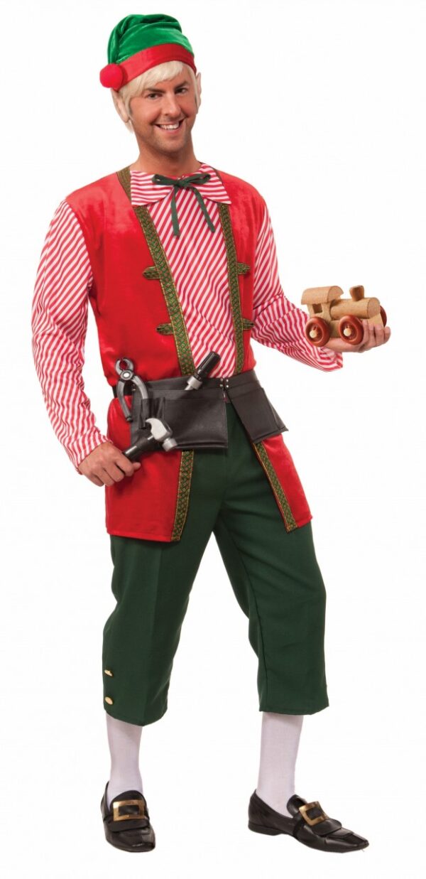 Toy Maker Adult Christmas Elf Costume