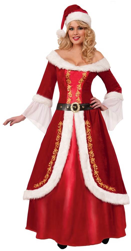 Premium Classic Mrs. Claus Adult Costume